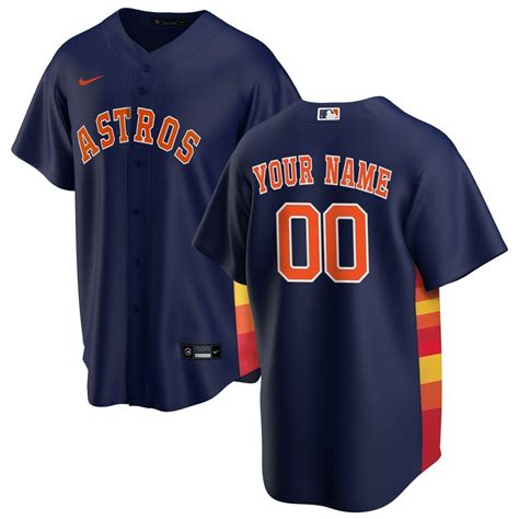 men's houston astros nike navy alternate replica team jersey|Nike Men's Nike Navy Houston Astros Alternate Replica Team Jersey .